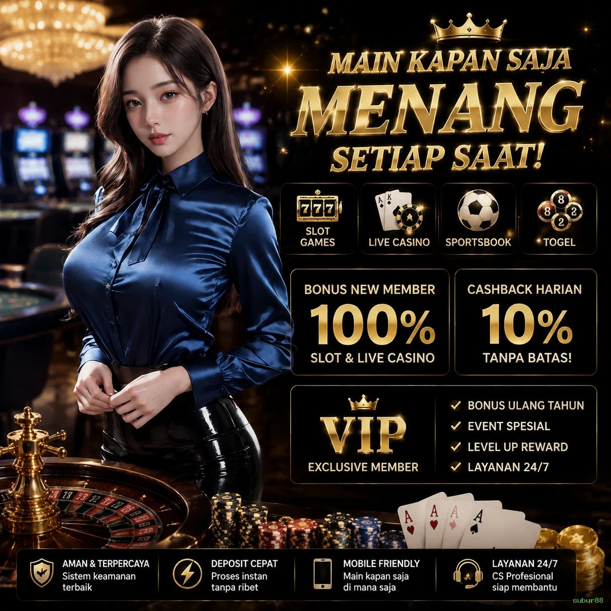 Ikon aplikasi subur88 resmi